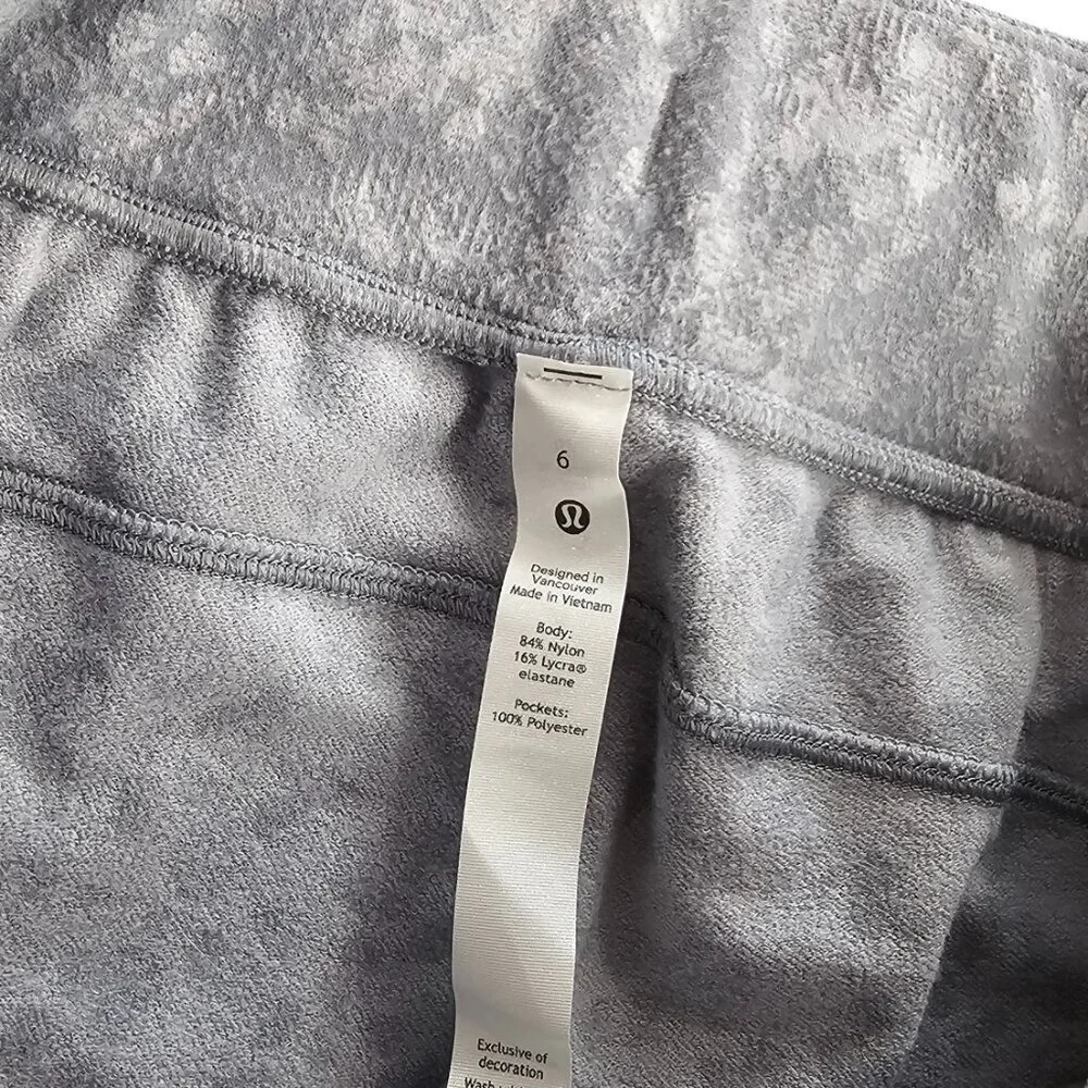 Lululemon Ready to Rulu Jogger Crop Speckle Spritz Jacquard Rhino Grey Silver, 6 - Picture 3 of 10
